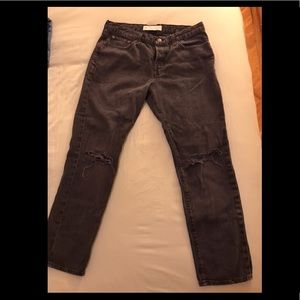 Gap Black “Relaxed Boyfriend” Jeans